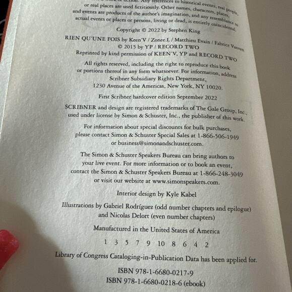 Stephen King Fairy Tale TRUE 1st Edition First Print $32.50 SCRIBNER HC - Picture 4 of 5